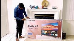Samsung 58 Inch TV Crystal UHD7 SERIES TU700D Setup