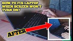How to fix Toshiba Satellite Laptop when the screen won't turn on