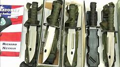 Buck 188 Phrobis M9 Bayonet MFK CUK Knife Collection History Review