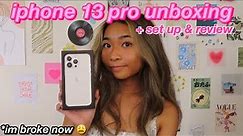 iphone 13 pro unboxing - set up & review 2021