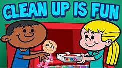 Clean Up is Fun - Children's Cleaning Song - Kids Songs by The Learning Station