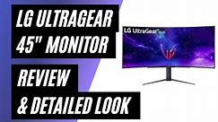 LG - UltraGear 45” OLED Curved Gaming Monitor with HDR10: Review & Detailed Look
