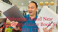 UNBOXING NEW SAMSUNG GALAXY BOOK S WITH LTE & SIMPLE SET-UP TUTORIAL