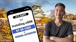 How to Activate eSIM By QR Code on iPhone & Tips for Traveling ( Android tips too! )