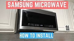 How to Install Samsung Microwave Over-the-Range