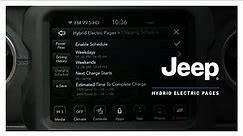 Jeep® | Wrangler 4xe Tips | The Hybrid Electric Pages on Your Uconnect