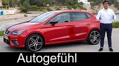Seat Ibiza FR 1.5 FULL REVIEW all-new neu generation test 2017 - Autogefühl