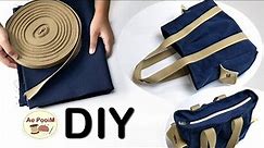 Unique technique for sewing Zipper Tote Bag