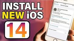 How to Install iOS 14/13.4 Beta (FREE) Without PC on iPhone/iPad/iPod