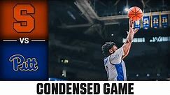 Syracuse vs. Pitt Condensed Game | 2022-23 ACC Men’s Basketball