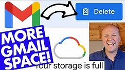 How to clear GMAIL storage if you've hit Google 15GB limit