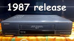 Unboxing a very old VCR. 1987 release | VHS Recorder SHARP VC-A33