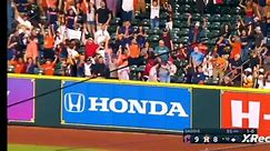 Went to my first MLB game last night and jumped right out of my pants on live TV! 🤣 (Black shirt above the Honda logo)