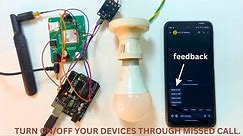 Turn Motor ON/OFF with Your Phone through Miss-Call! Arduino 4G LTE Module Automation. | JLCPCB