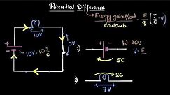 Electric potential & potential difference | Electricity | Class 10 Physics | Khan Academy