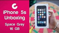 Apple iPhone 5s Unboxing 2016 - 2017 ( Space Grey - 16GB )