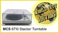 Vintage MCS 6710 Stacker Modular Component System Turntable