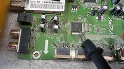 How to diagnose / repair no HDMI inputs on Vizio M550SV main board 3655-0342-0150