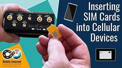 Inserting SIM Cards into Routers, Hotspots & Smartphones - Mobile Internet Tips