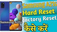 Hard Reset Samsung A21s | Recovery Mode Not Working Samsung Galaxy A21s