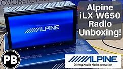 Alpine Carplay Android Auto Radio Unboxing and Demo! | iLX-W650