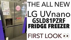 LG UVnano GSLD81PZRF American-Style Smart Fridge Freezer 👀