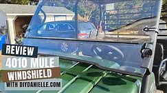 Installation and Review of a Windshield for our Kawasaki Mule 4010 Trans UTV