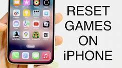 How To Reset Your Game Data On iPhone! (2023)