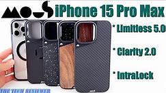 iPhone 15 Pro Max Cases from Mous: Extreme Protection with Limitless 5.0, Clarity 2.0 & IntraLock!