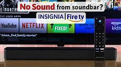 Insignia TV: No Sound From Any Soundbar! [Fix]