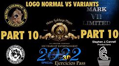 Metro Goldwyn Mayer Television Normal vs Variant Cameo Part 8 Special 2022