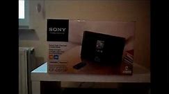 Sony ICF-DS15IP Clock Radio with iphone / ipod dock Review