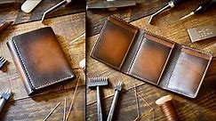 Making A Leather Trifold Wallet - Leather Craft