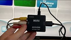 AV2HDMI SETUP | How to Convert AV/RCA to HDMI