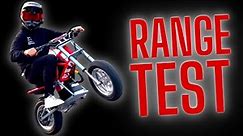 Full throttle until 0% battery // 6000w Razor RANGE TEST