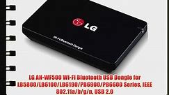 LG AN-WF500 Wi-Fi Bluetooth USB Dongle for LB5800/LB6100/LB6190/PB6900/PB6600 Series IEEE 802.11a/b/