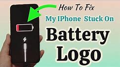 iPhone Stuck on Battery Logo issue| How to Fix iPhone Stuck on Red Battery Charging Screen (2023).