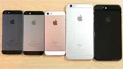 iPhone 5 vs iPhone 5S vs iPhone SE vs iPhone 6S Plus vs iPhone 7 Plus