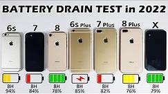 iPhone 6s vs iPhone 7 vs iPhone 8 vs 6s Plus vs 7 Plus vs 8 Plus vs iPhone X Battery DRAIN Test 2022