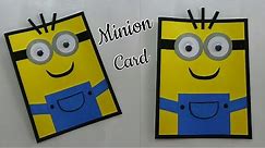 DIY Minion Card/Cute Minion Boy Card/Minion Crafts for Kids/Minion Card Ideas for Kids