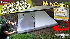 How to Resurface Concrete with Rapid Set NewCrete