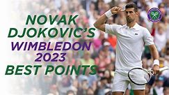 Novak at his very best! | Novak Djokovic Best Points from Wimbledon 2023