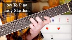 'Lady Stardust' David Bowie Acoustic Guitar Lesson