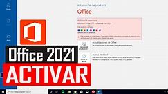 Activar Office 2021 Professional Plus | Activacion necesaria Microsoft Office LTSC 2021 SOLUCION