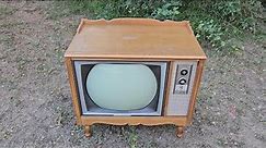 1966 GE General Electric CB21 Color Roundy Tube Television