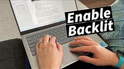 How to Turn on Keyboard Backlight on HP laptop ( Enable backlit)