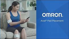 OMRON Avail® TENS Pad Placement