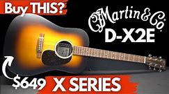 Martin X Series BUDGET ACOUSTIC (D-X2E Full Demo)
