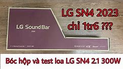 Review loa LG SN4 2.1 300W 2023 chỉ hơn 1 củ 6