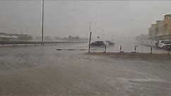 Dubai Rain Today Heavy Rain in Dubai Marmoom Area Dubai Rain 2023 Rain Disaster UAE #dubairaintoday